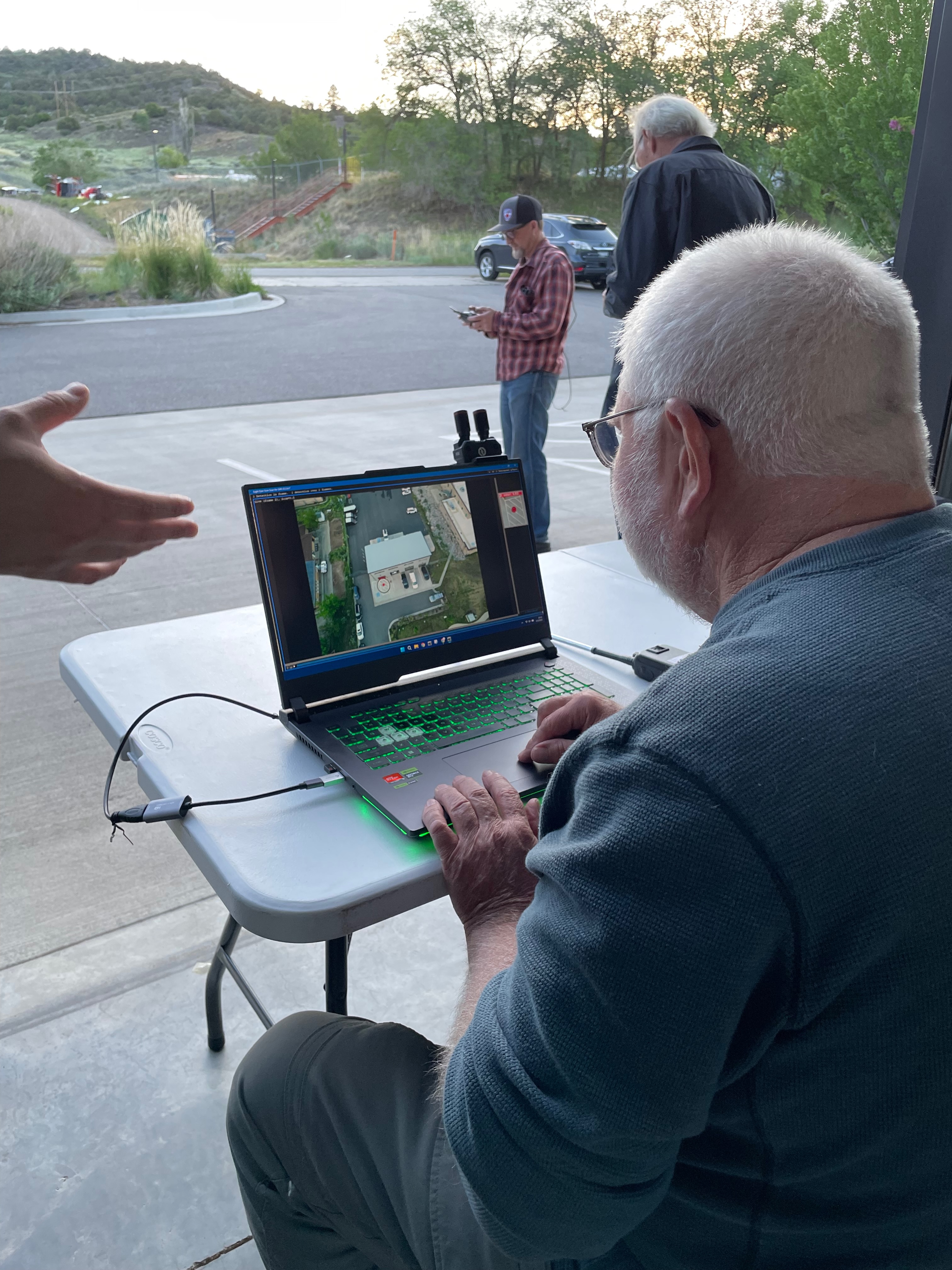 Team monitoring Eagle Eyes